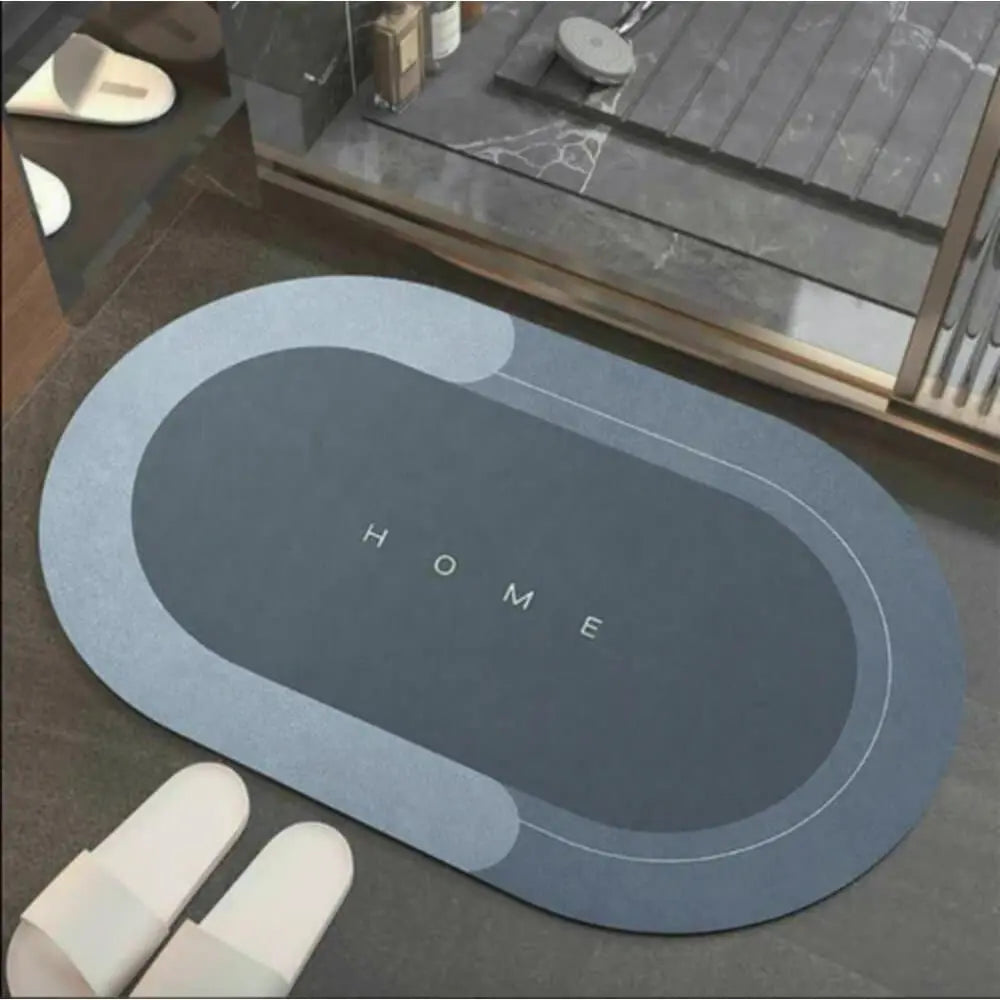 Super Absorbent and Non-Slip Bath Mat Azul