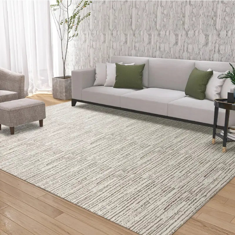 Tapete Grande para Sala Mesclado Antiderrapante 200x300cm Caramelo Claro