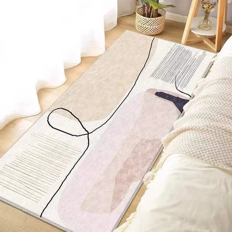 Tapete Passadeira Antiderrapante 150x50cm em Veludo Cristal Modelo 02