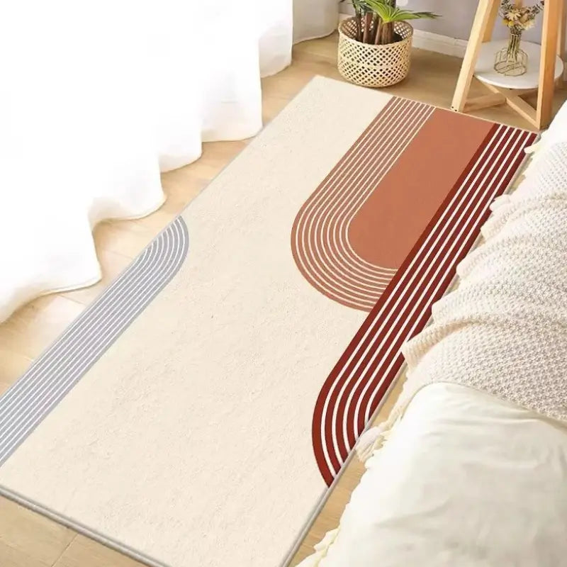 Tapete Passadeira Antiderrapante 150x50cm em Veludo Cristal Modelo 03