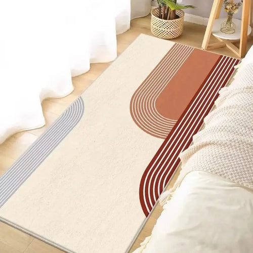 Tapete Passadeira Antiderrapante 150x50cm em Veludo Cristal Modelo 03
