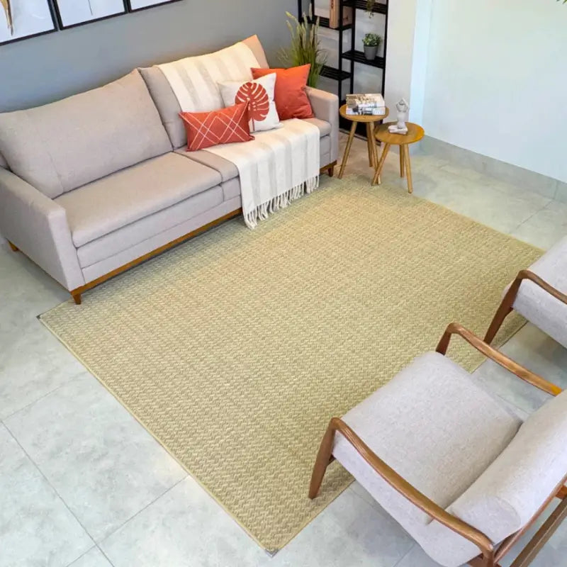 Tapete Sisal para Sala Antiderrapante 200x300cm