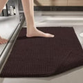 Tapete banheiro moderno absorvente e macio Marron