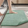 Tapete banheiro moderno absorvente e macio Verde