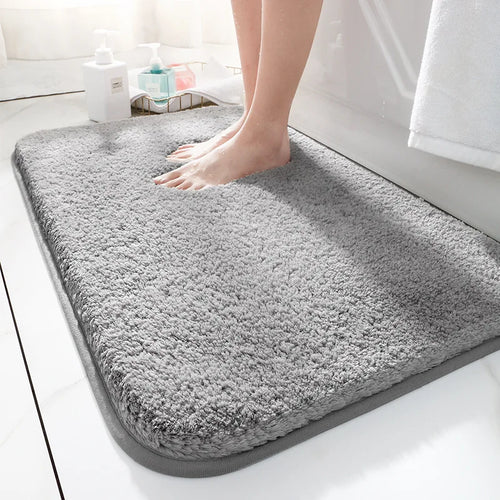 Tapete de Banheiro Luxe Cloud Comfort – Tapete Antiderrapante Extra Macio para uma Experiência de Spa