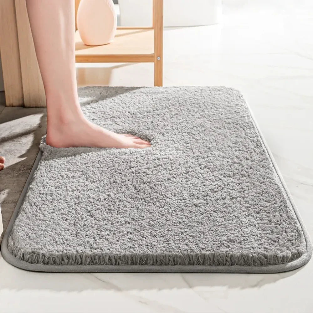 Tapete de Banheiro Luxe Cloud Comfort – Tapete Antiderrapante Extra Macio para uma Experiência de Spa