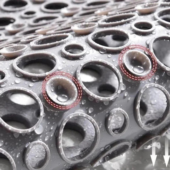 Tapete de Banho Antiderrapante AquaGuard – Com Drenagem Rápida e Excelente Aderência