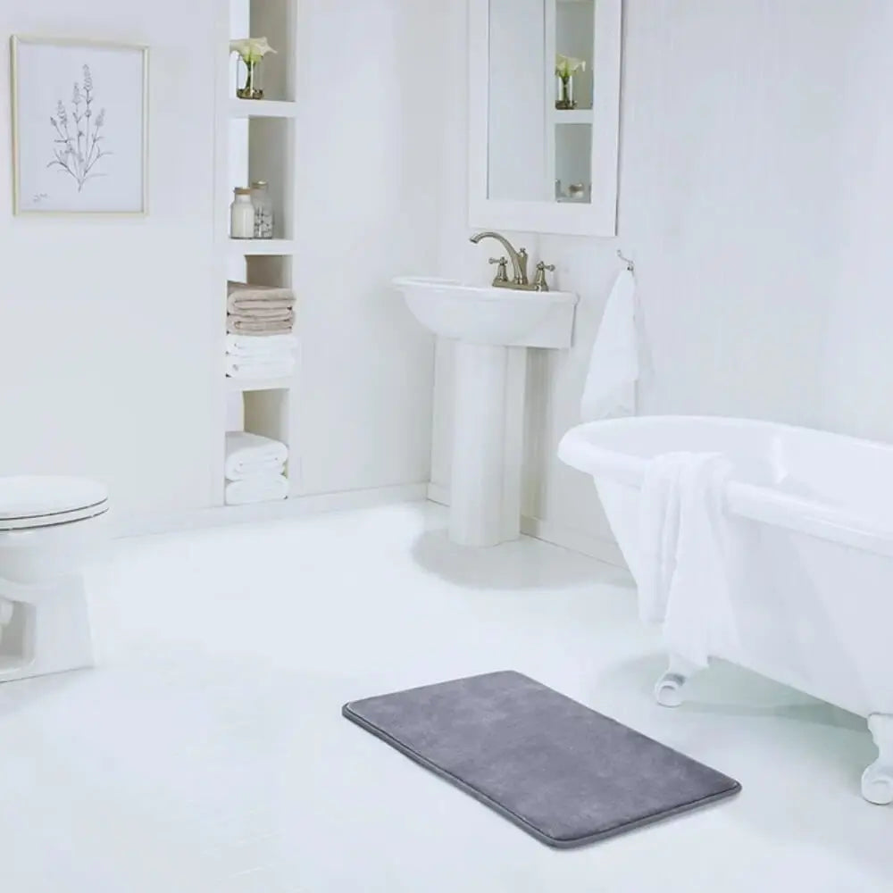 Tapete de Banho Luxora em Espuma de Memória • Conforto e Absorção Inigualáveis