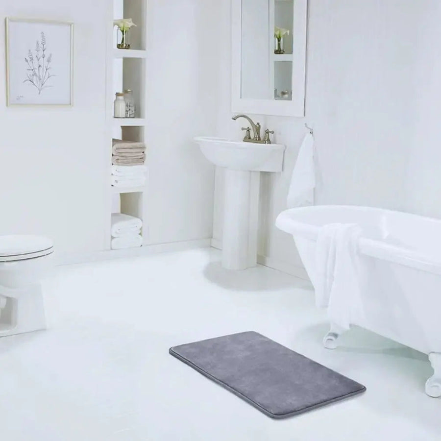 Tapete de Banho Luxora em Espuma de Memória • Conforto e Absorção Inigualáveis