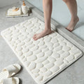 Tapete de Banho Super Absorvente e Antiderrapante Branco