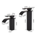 Torneira para banheiro Elegância Bica Alta Cascata Monocomando em Cromado Premium.