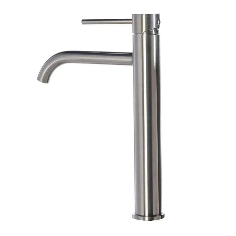 Torneira para banheiro Elegância Bica Alta Monocomando em Cromado Premium. Prata