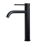 Torneira para banheiro Elegância Bica Alta Monocomando em Cromado Premium. Preta