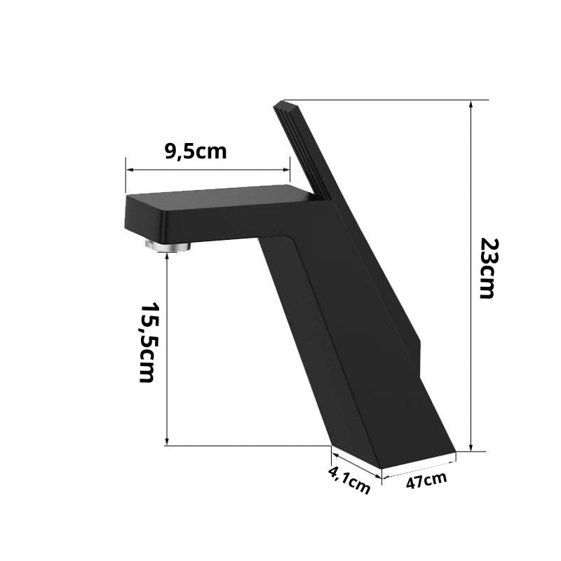 Torneira para banheiro Elegância Bica Alta Monocomando em Cromado Premium.