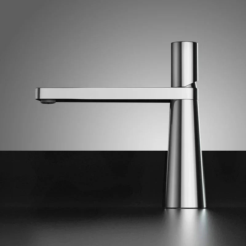 Torneira para banheiro Elegância Bica Alta Monocomando em Cromado Premium.