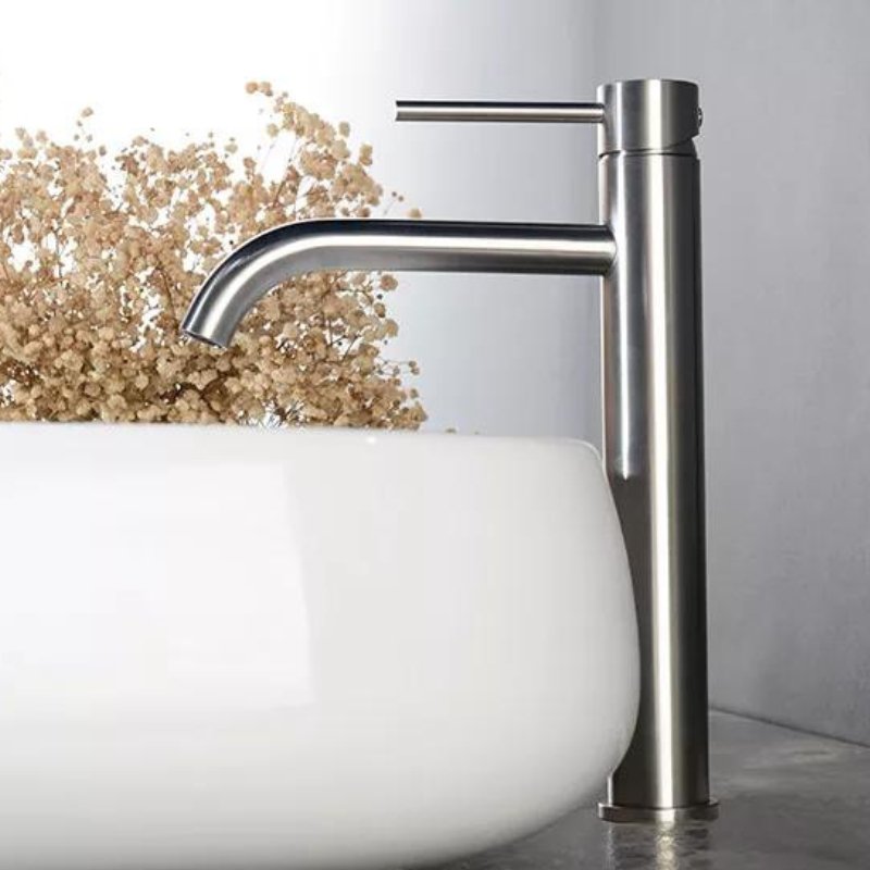 Torneira para banheiro Elegância Bica Alta Monocomando em Cromado Premium.