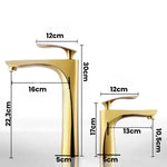 Torneira para banheiro Elegância Monocomando com Design em Bica Alta e Acabamento Cromado Premium.