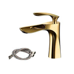 Torneira para banheiro Elegância Monocomando com Design em Bica Alta e Acabamento Cromado Premium.