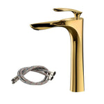 Torneira para banheiro Elegância Monocomando com Design em Bica Alta e Acabamento Cromado Premium.