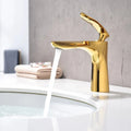 Torneira para banheiro Elegância Monocomando com Design em Bica Alta e Acabamento Cromado Premium.
