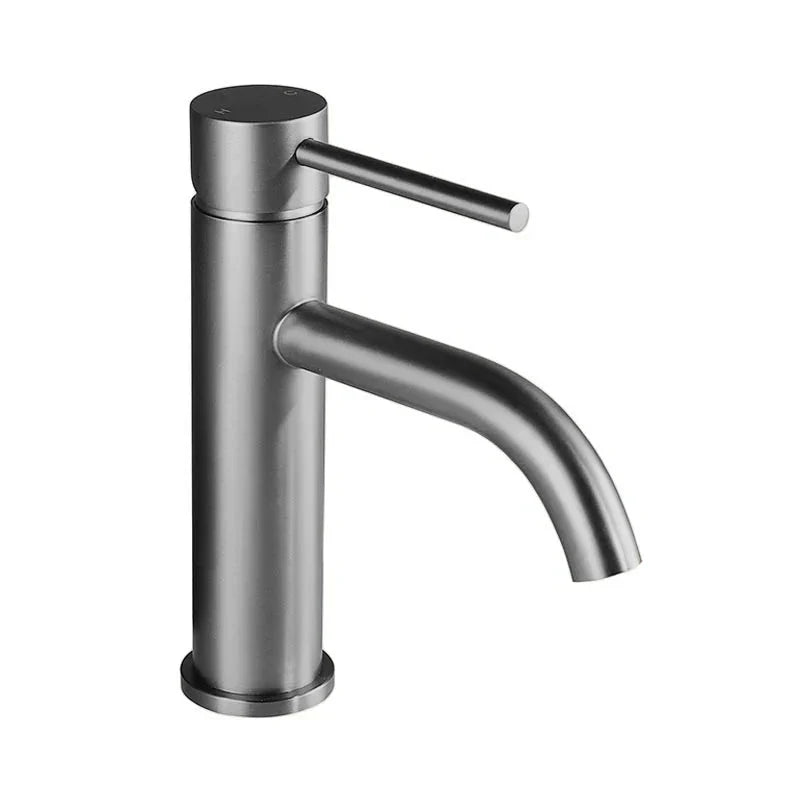 Torneira para banheiro Elegante Bica Baixa Monocomando em Cromado Premium. Cinza