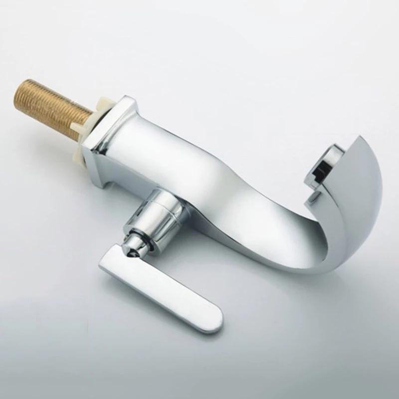 Torneira para banheiro Luxo Bica Alta Monocomando em Cromado Premium Brilhante.