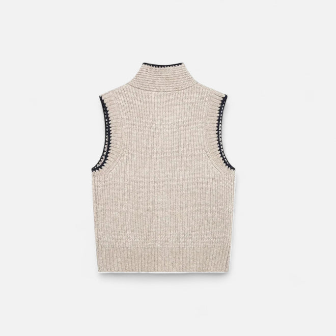 Vestido Colete Tricotado Atemporal Feminino