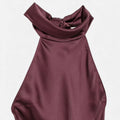 Vestido Longo de Cetim Sem Costas para Mulheres - Elegância e Conforto