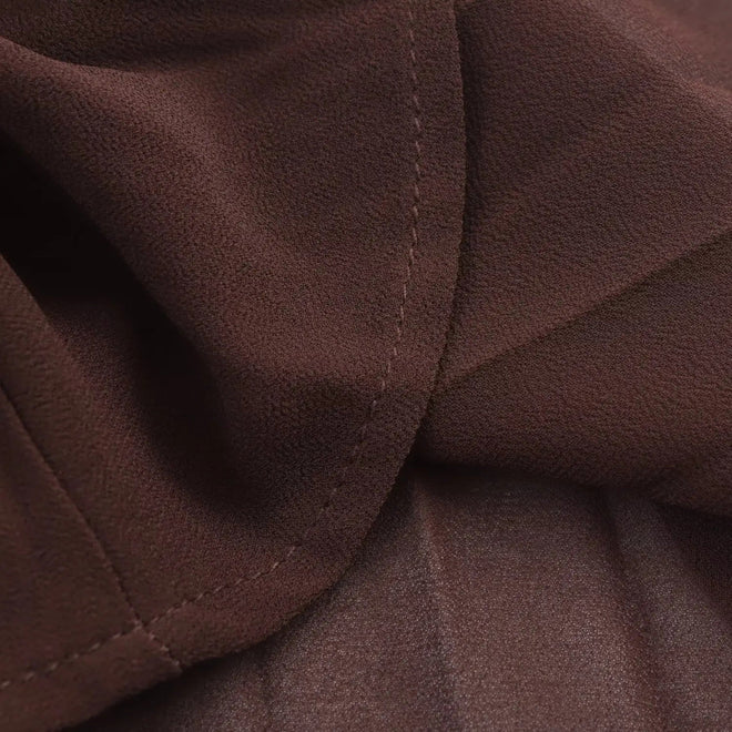Vestido Midi de Chiffon para Mulheres – Elegância com Gola Reversa e Estilo Sofisticado