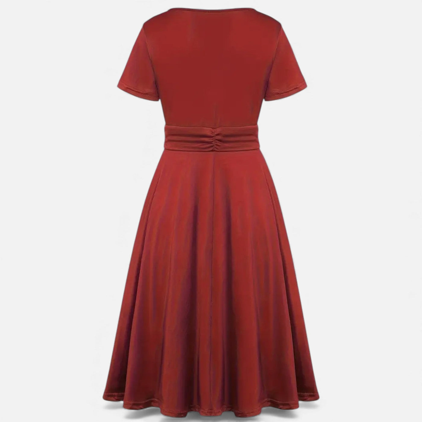 Vestido de Festa Assimétrico com Decote em V e Strass para Mulheres