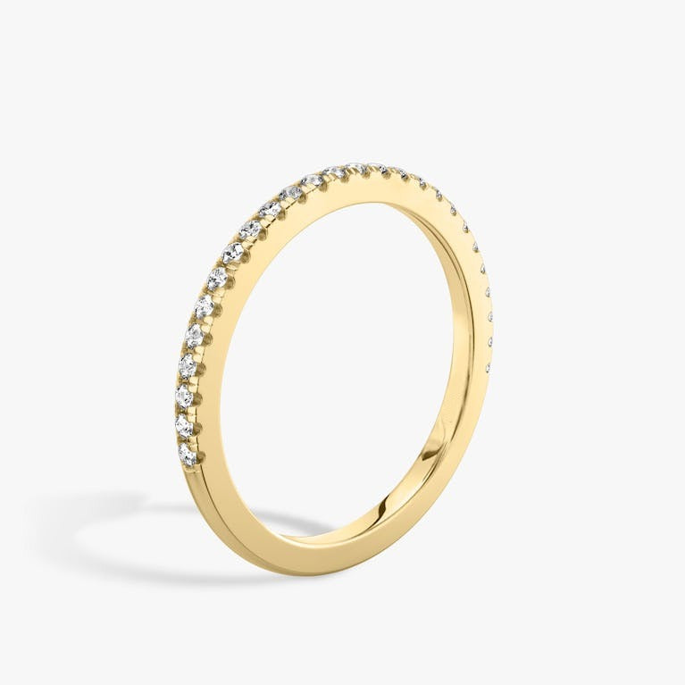Anel Minimal Diamonds Ouro Amarelo