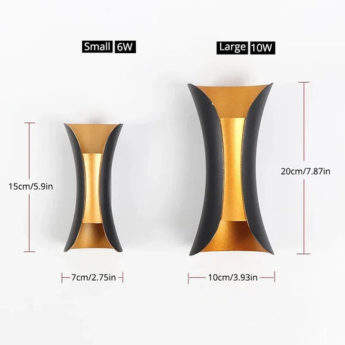 Arandela Decorativa Contemporâneo Nórdico, peça de luminárias de parede da VivaCasa — imagem 4