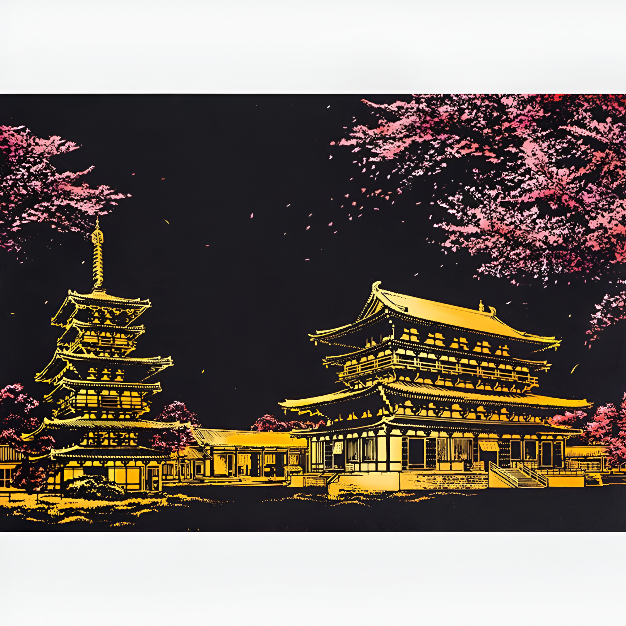 Arte de riscar - Sakura