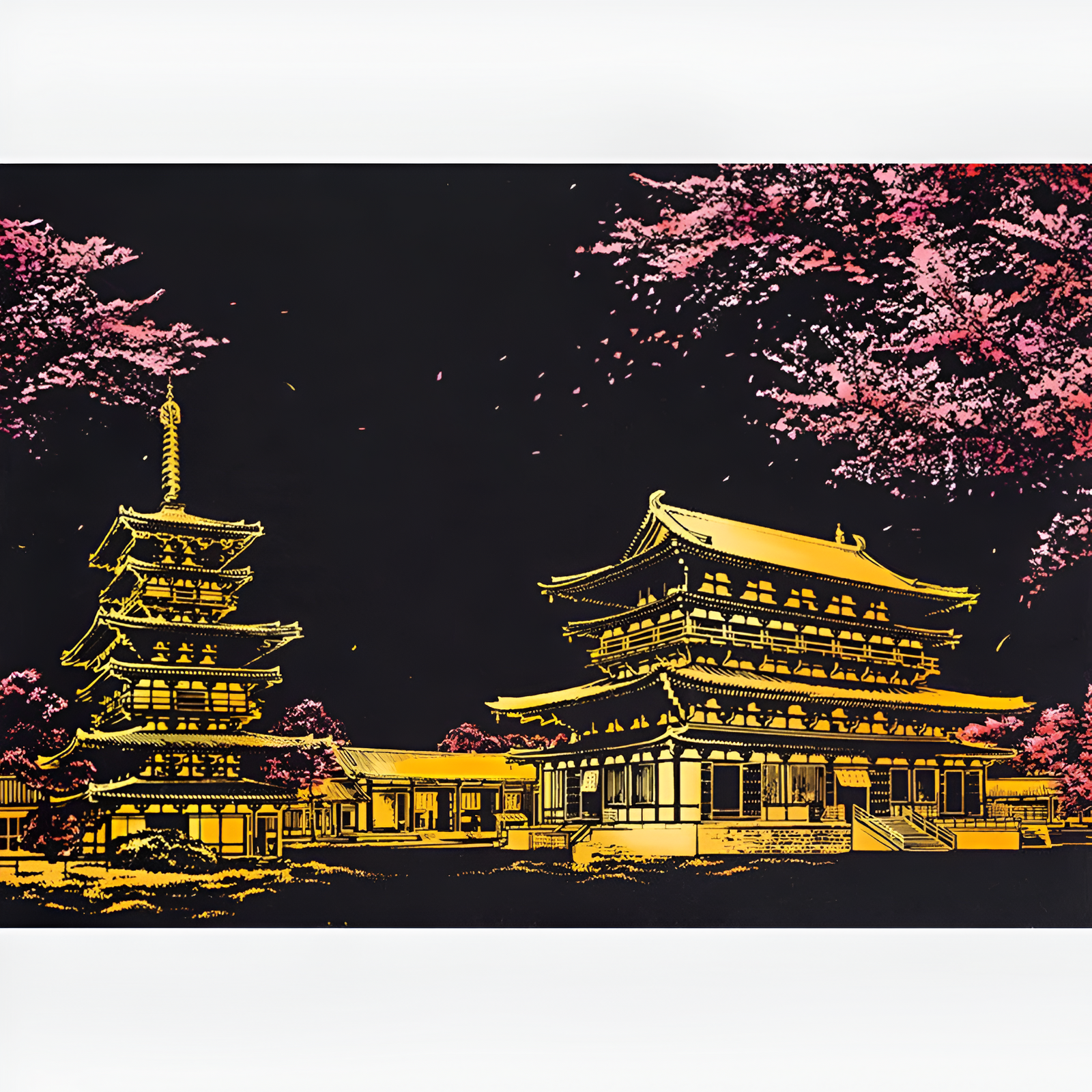 Arte de riscar - Sakura