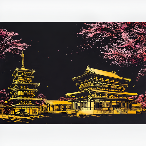Arte de riscar - Sakura
