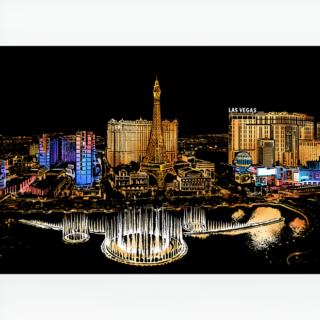 Arte de riscar - Las vegas