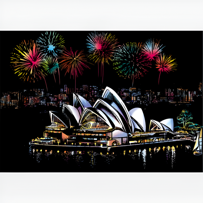 Arte de riscar - Ópera de Sydney