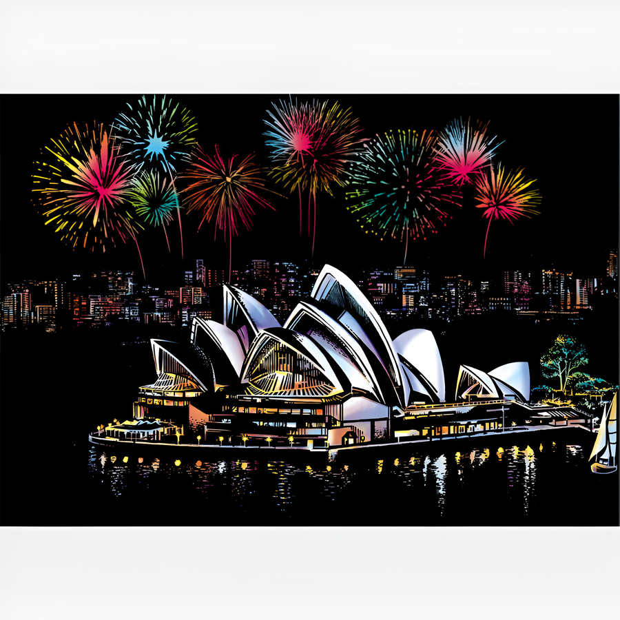 Arte de riscar - Ópera de Sydney