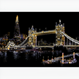 Scratch art - Tower Bridge