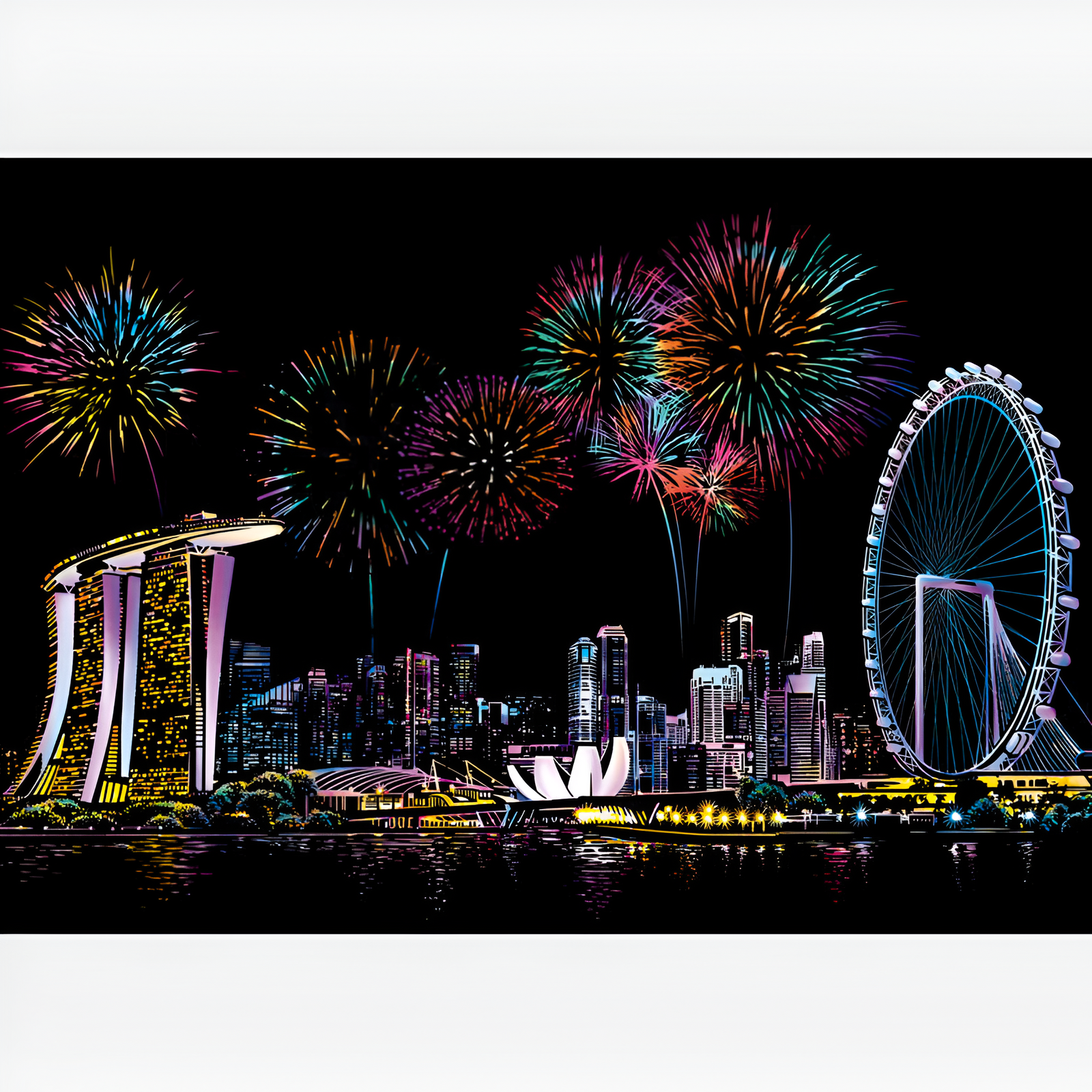 Arte de riscar - Singapura