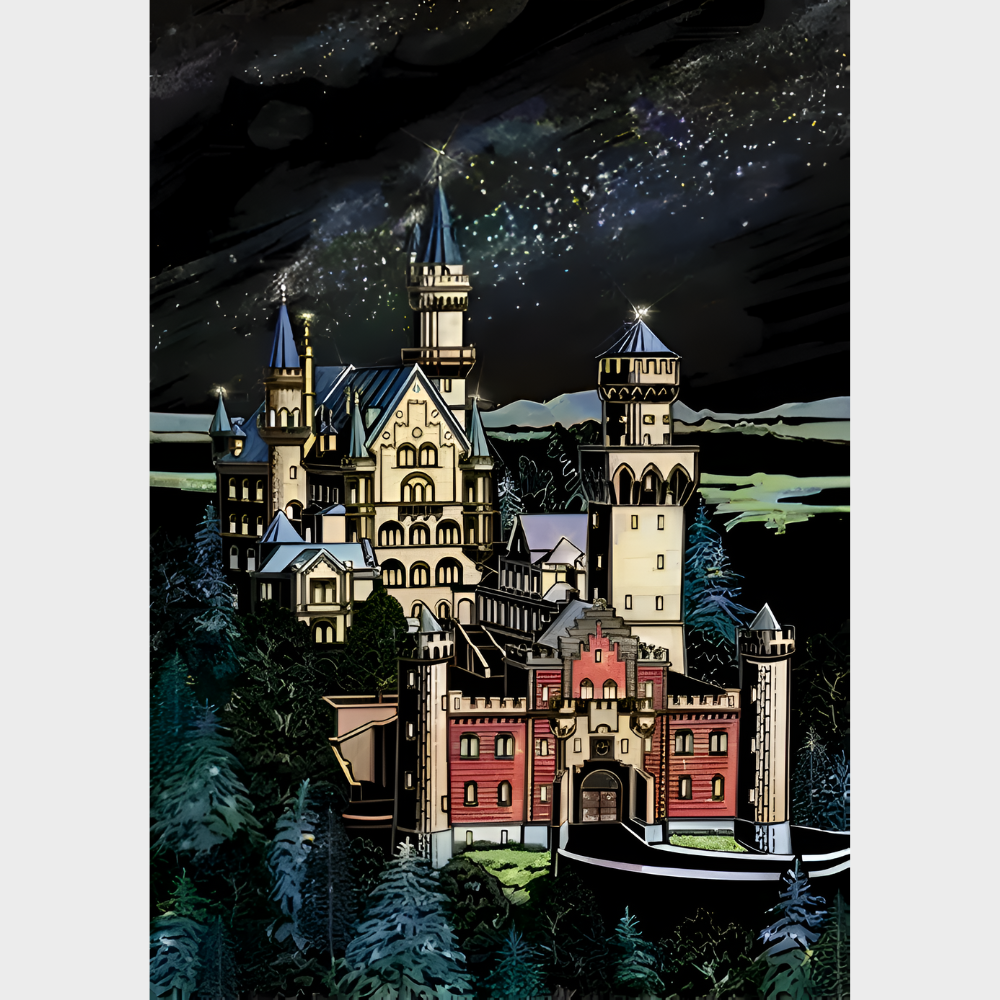 Arte de riscar - Nível profissional: Neuschwanstein