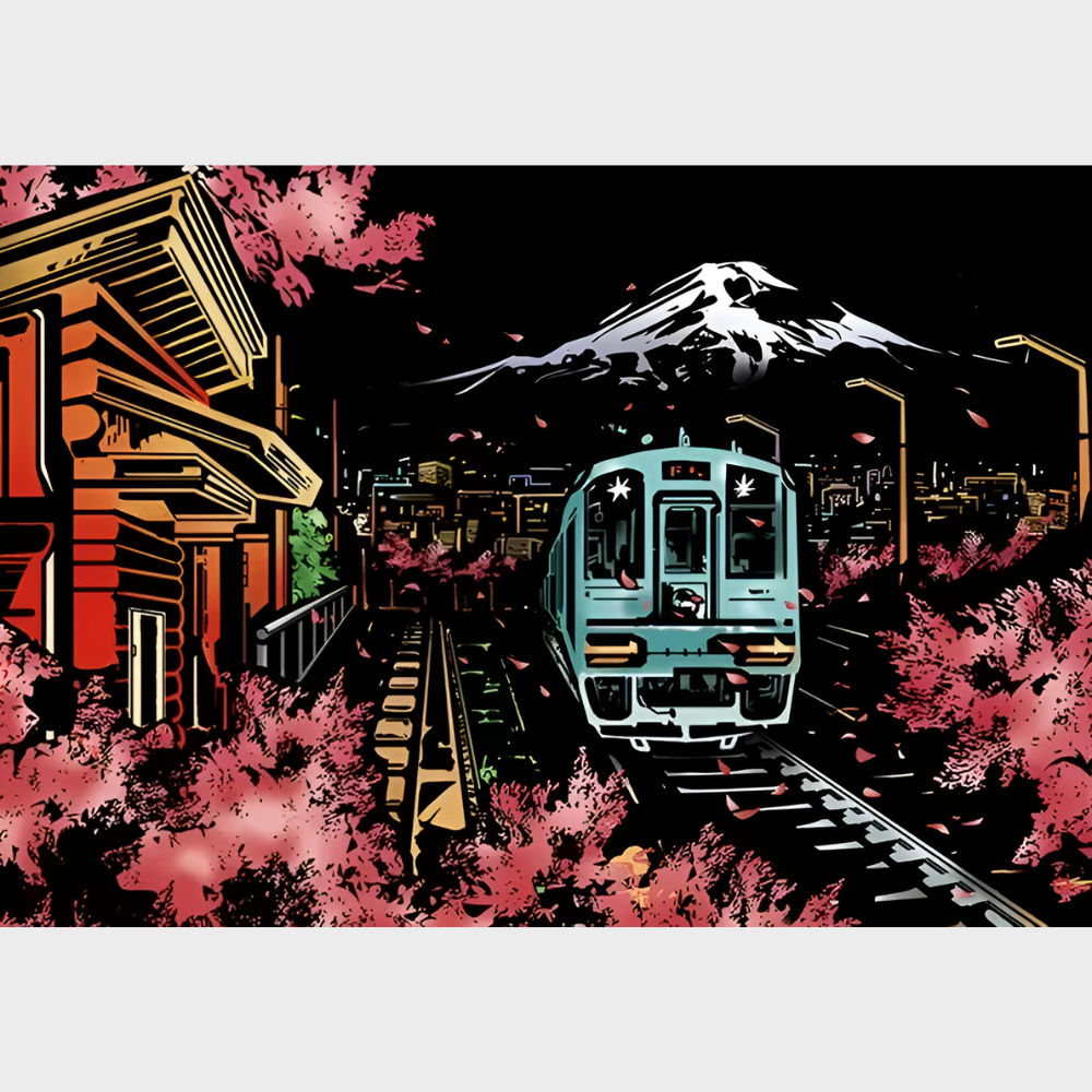 Arte de riscar - Nível profissional: Fujiyama