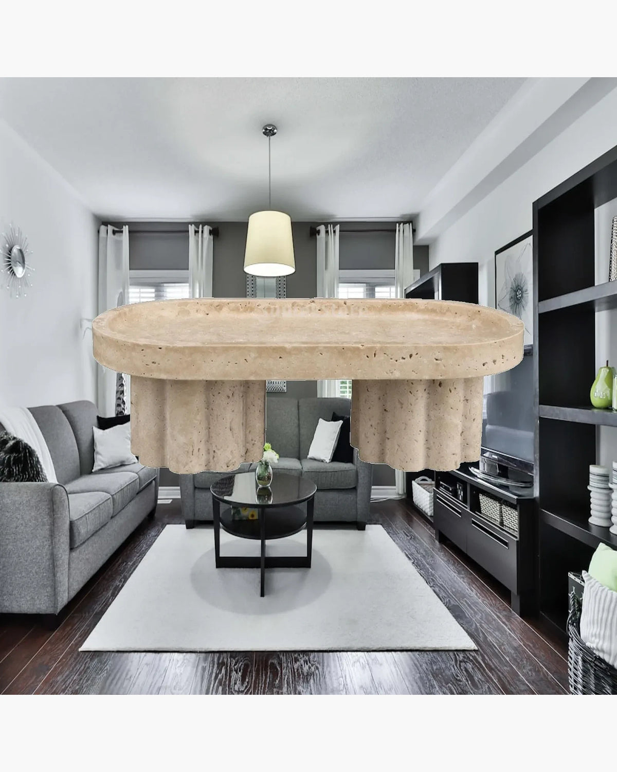 Bandeja Decorativa Bege, peça de bandejas decorativas da VivaCasa