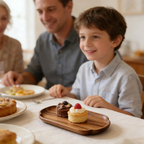 Bandeja para Servir Madeira, peça de bandejas para servir da VivaCasa — imagem 2