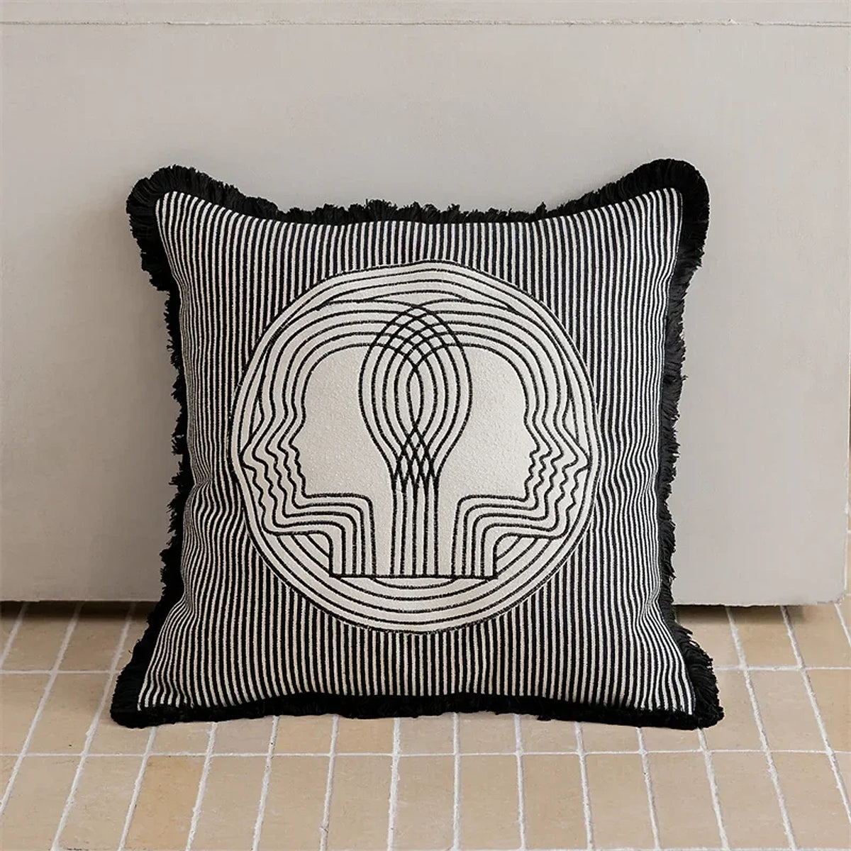 Capa de Almofada Decorativa Boho Retrô, peça de almofadas decorativas da VivaCasa — imagem 11