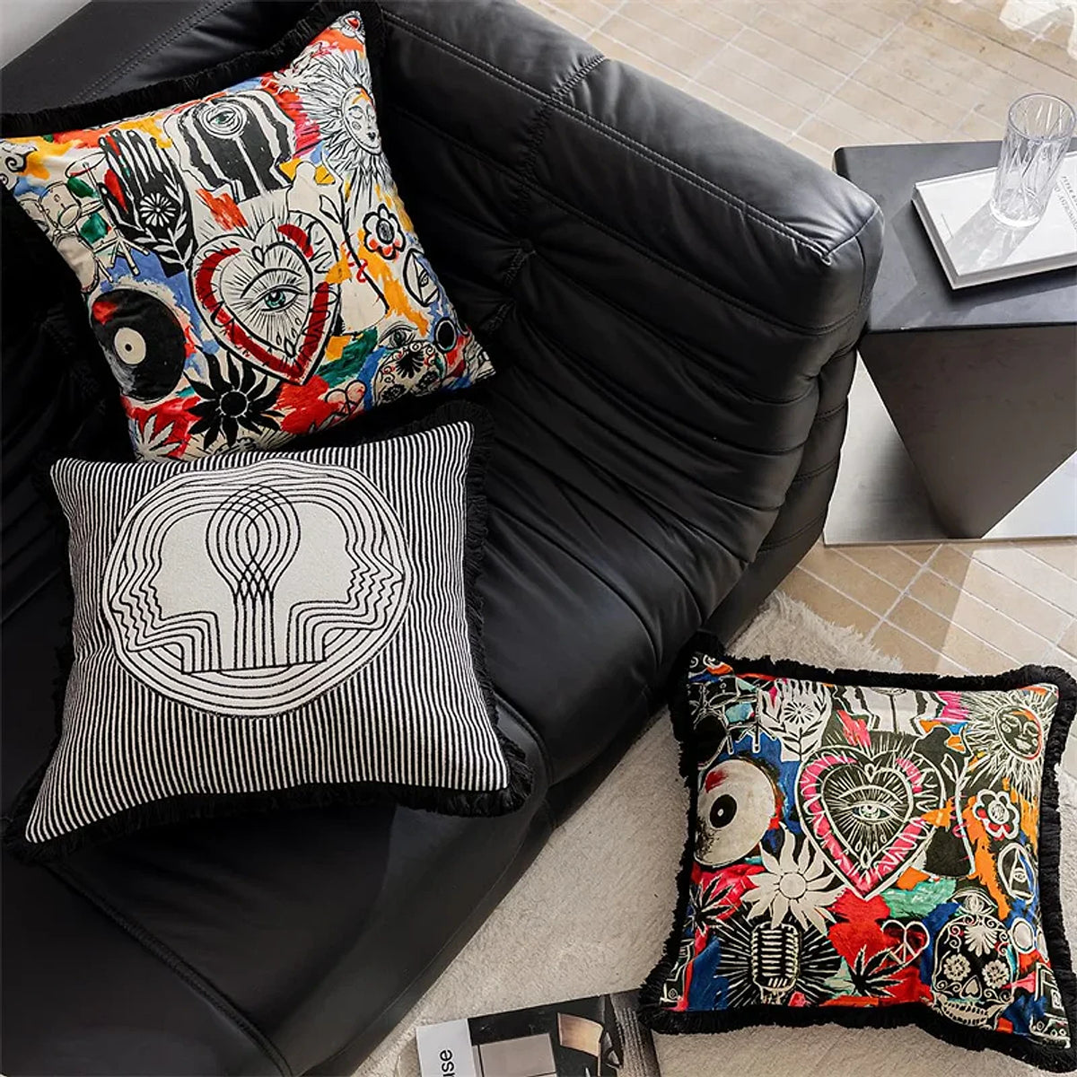 Capa de Almofada Decorativa Boho Retrô, peça de almofadas decorativas da VivaCasa — imagem 6