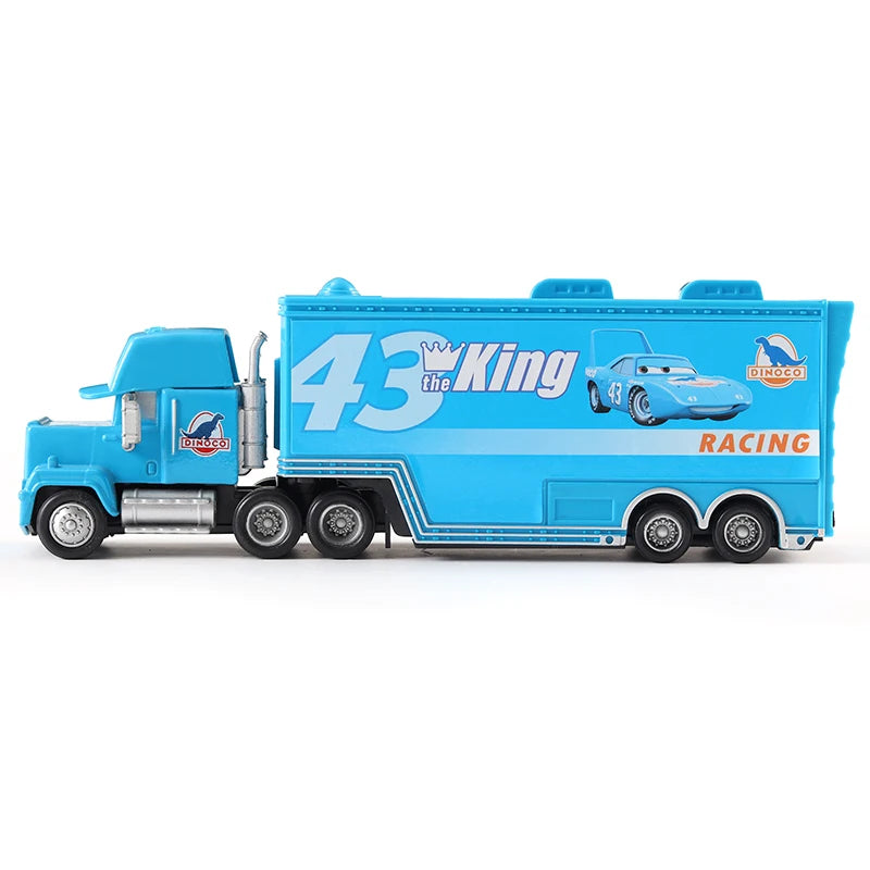 Kit Caminhão e carro - Mcqueen Filme Carros - AZUL