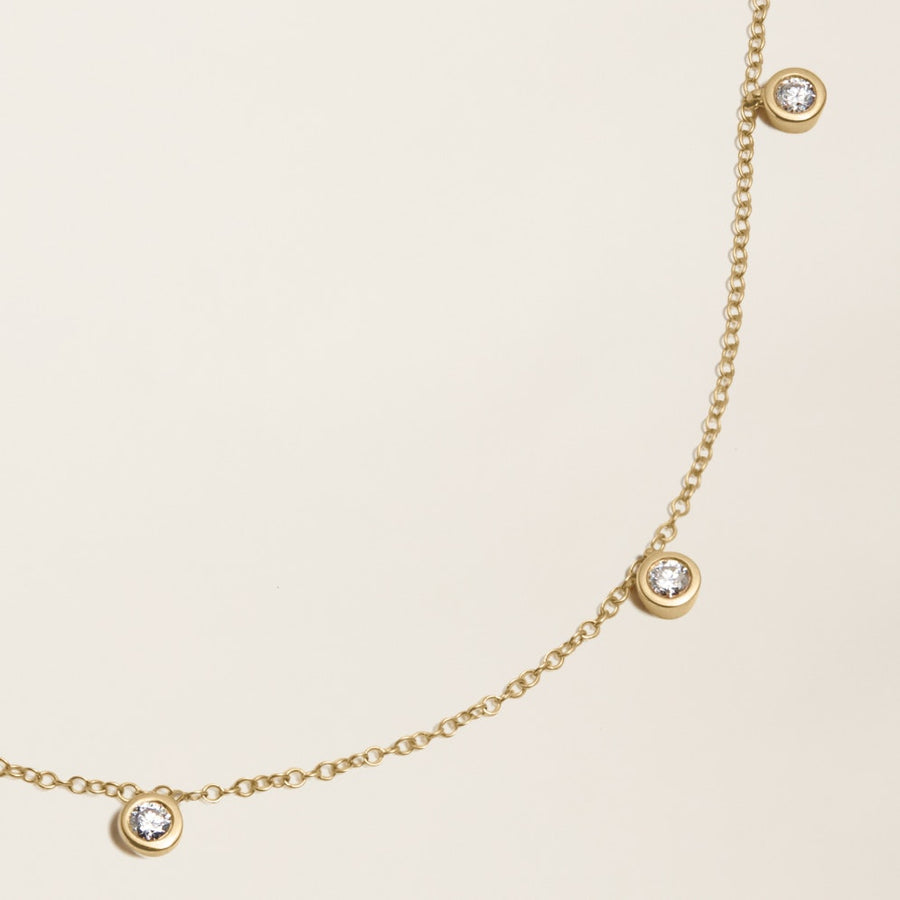 Colar Choker V Diamonds Gold Faetton &Co.