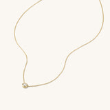 Colar Solitaire Diamond - Gold