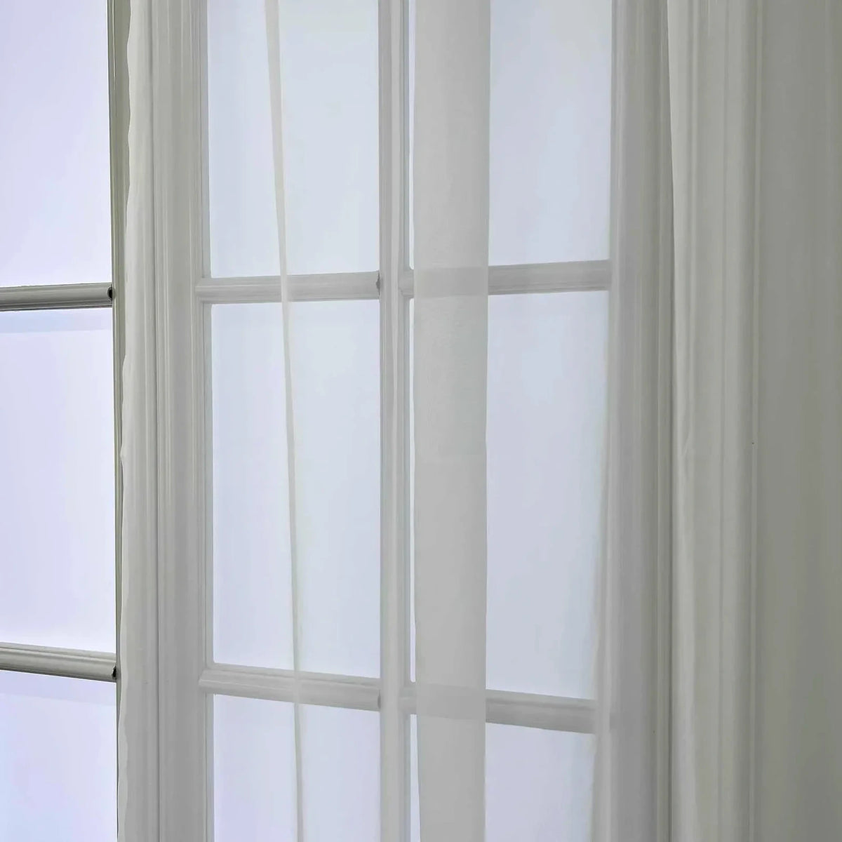Cortina Decorativa Bordado Branco, peça de cortinas da VivaCasa — imagem 5
